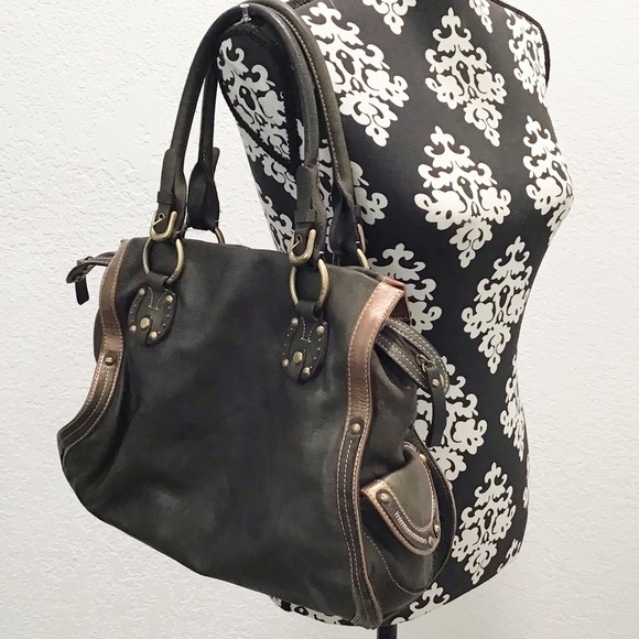 Kate Landry Leather Shoulder Bag - Picture 1 of 13